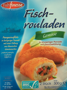 Fish rolls (vegetables)